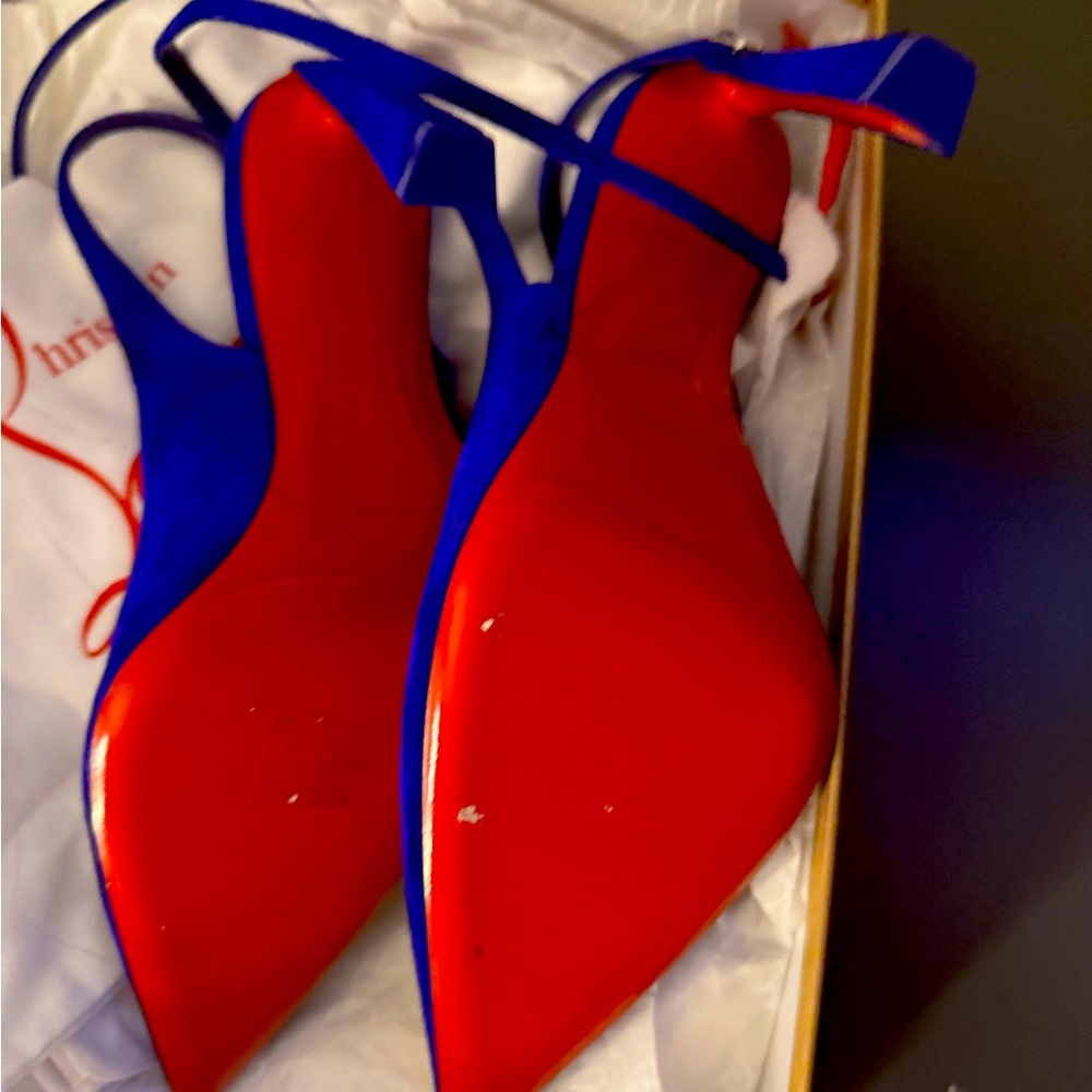 Christian Louboutin 38.5 Condora Strap 100mm
